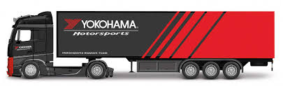 1:43 Street Fire Haulers Mb Actros Gigaspace Yokohama