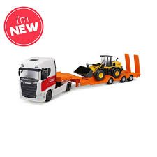1:43 Street Fire Haulers Scania & Construction Vehicle