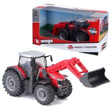10Cm Massey Fergusson 8740S Tractor W/ Front Loader
