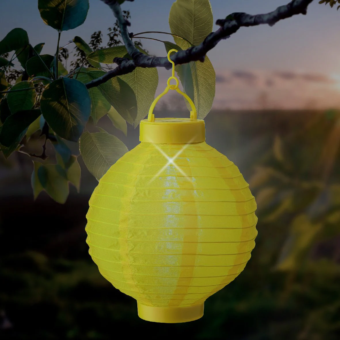24cm Nylon Solar Lantern Assorted - One Supplied* - Image 6