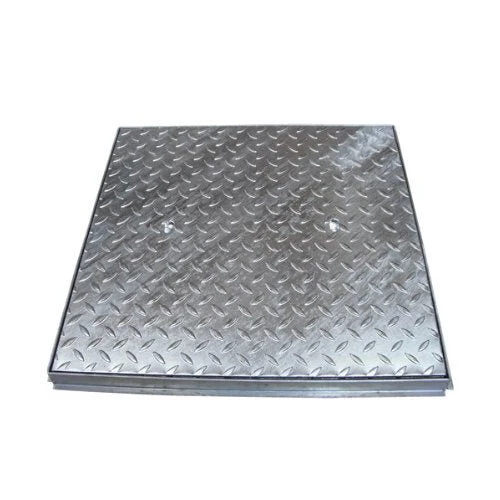24X24In Manhole Cover Galv Pedestrian 620MM X 620MM & Frame - Image 2