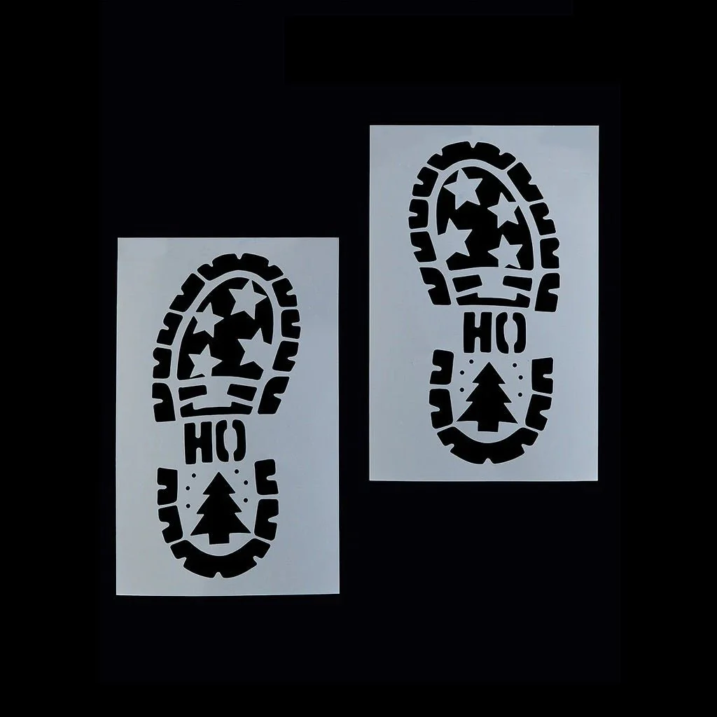 25 x 16cm Santa Boot Stencil