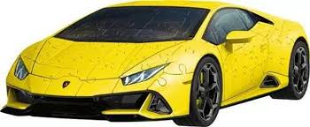 3D Lamborghini Huracan Yellow 108Pce Puzzle - Image 3