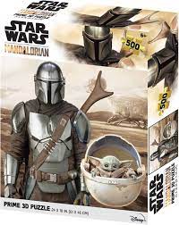 3D Puzzle 500Pc The Mandalorian & Grogu
