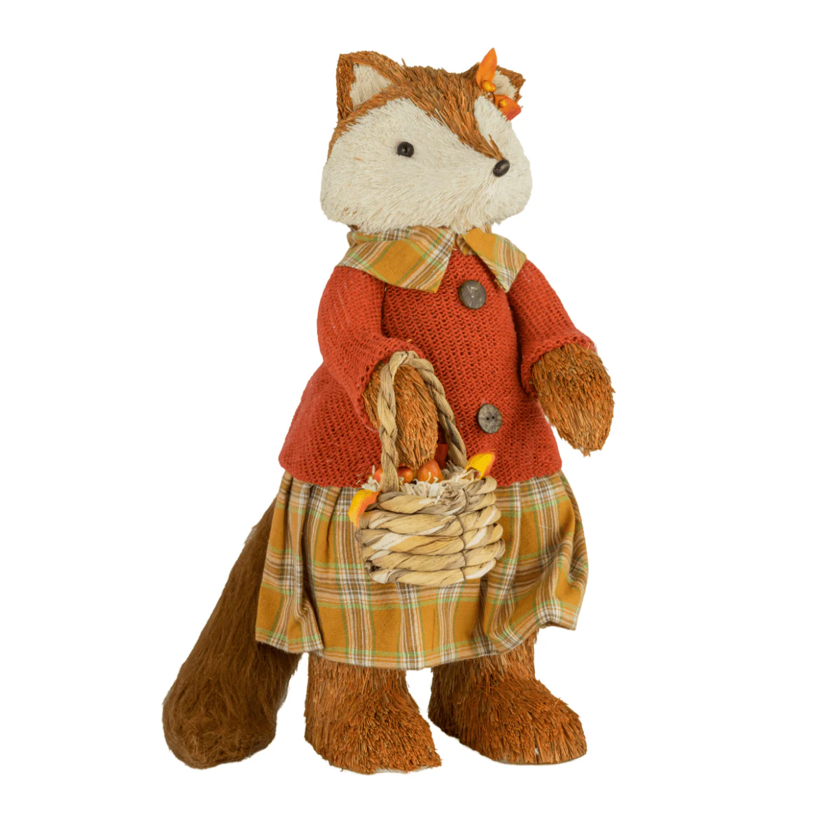 44cm Fern Lady Fox Ornament