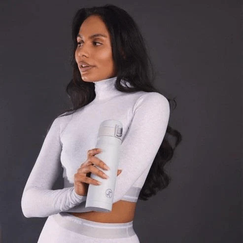 500ml Double Wall Vacuum Flask Grey - Image 2