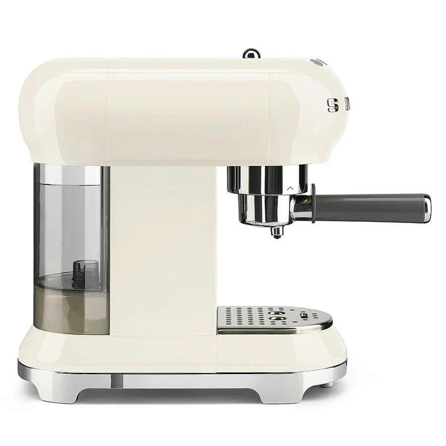 50'S Espresso Pump Coffee Machine - Cream - Image 2