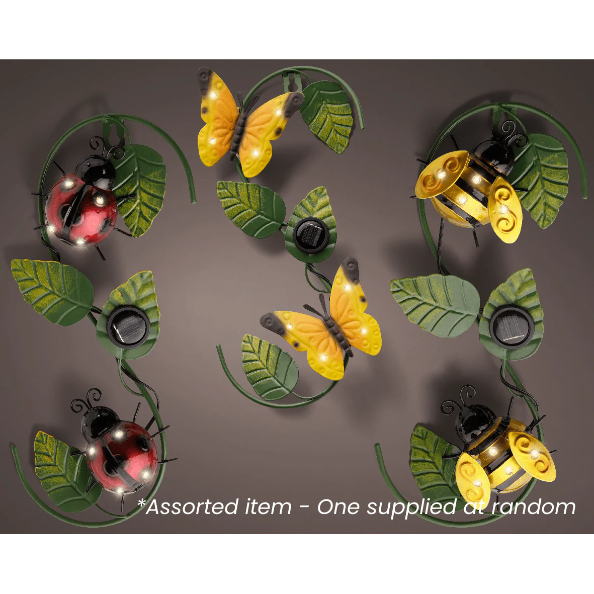 5cm Solar Metal Bug Assorted - One Supplied*