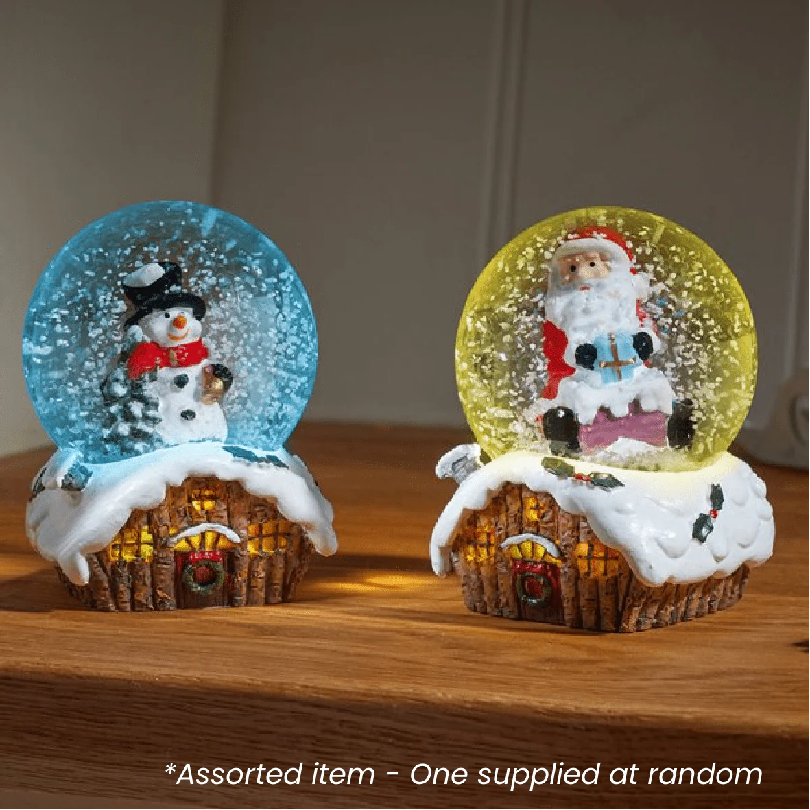 6cm Christmas Cabin SnowSphere - One Supplied*