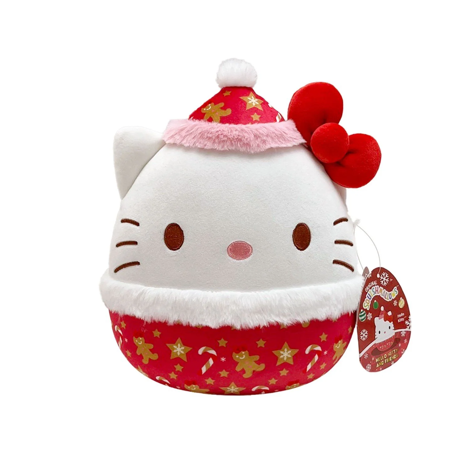 8" Squishmallows Xmas Hello Kitty And Friends - Hello Kitty