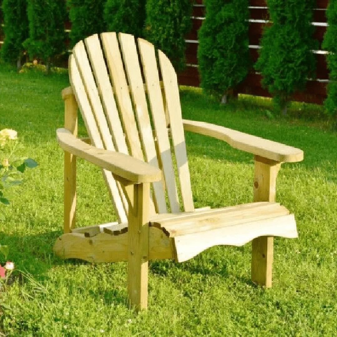Adirondack Pressure Treated Single Chair - Image 2