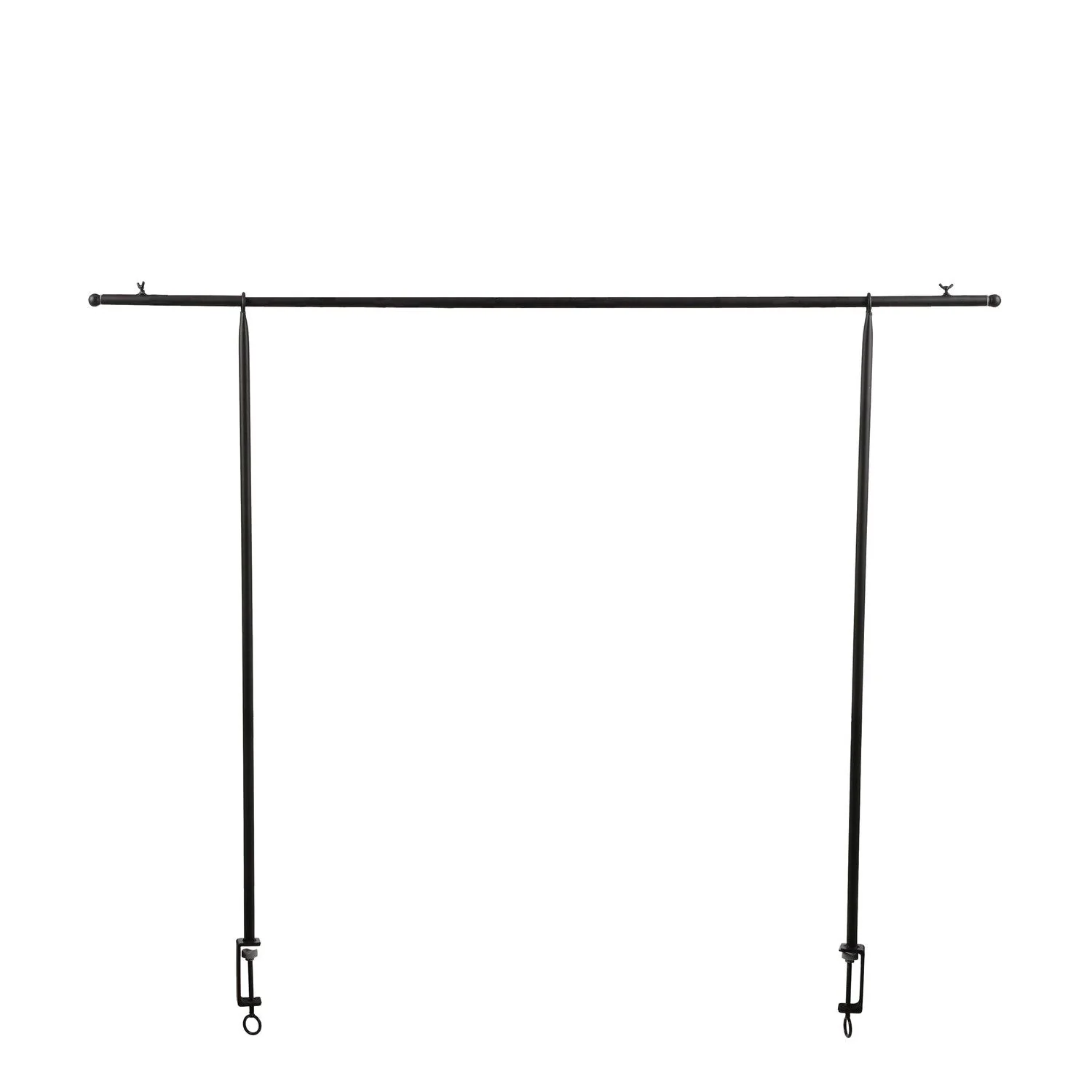 Adjustable Metal Table Hanger Black H110 x L223-250 cm
