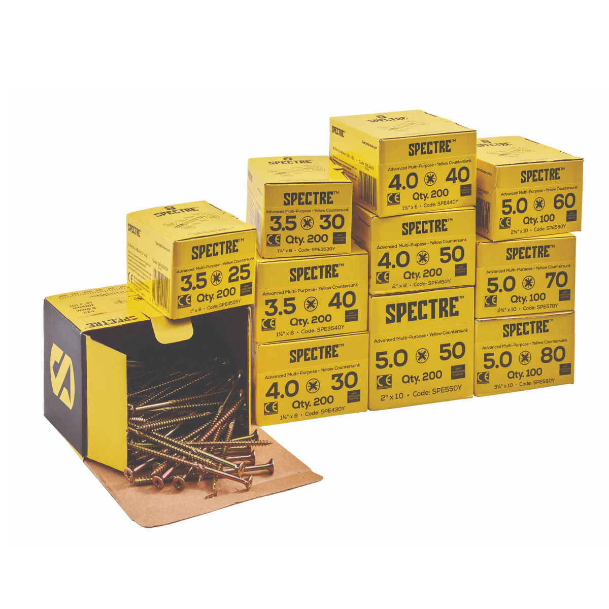 Advanced Trade Pack Screws (1800Pcs)