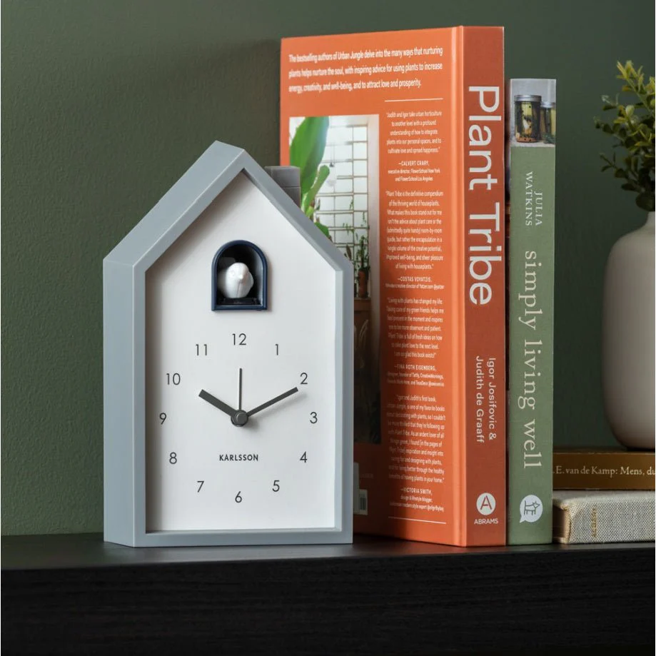 Alarm Clock Modern Cuckoo Mouse Grey - Image 4