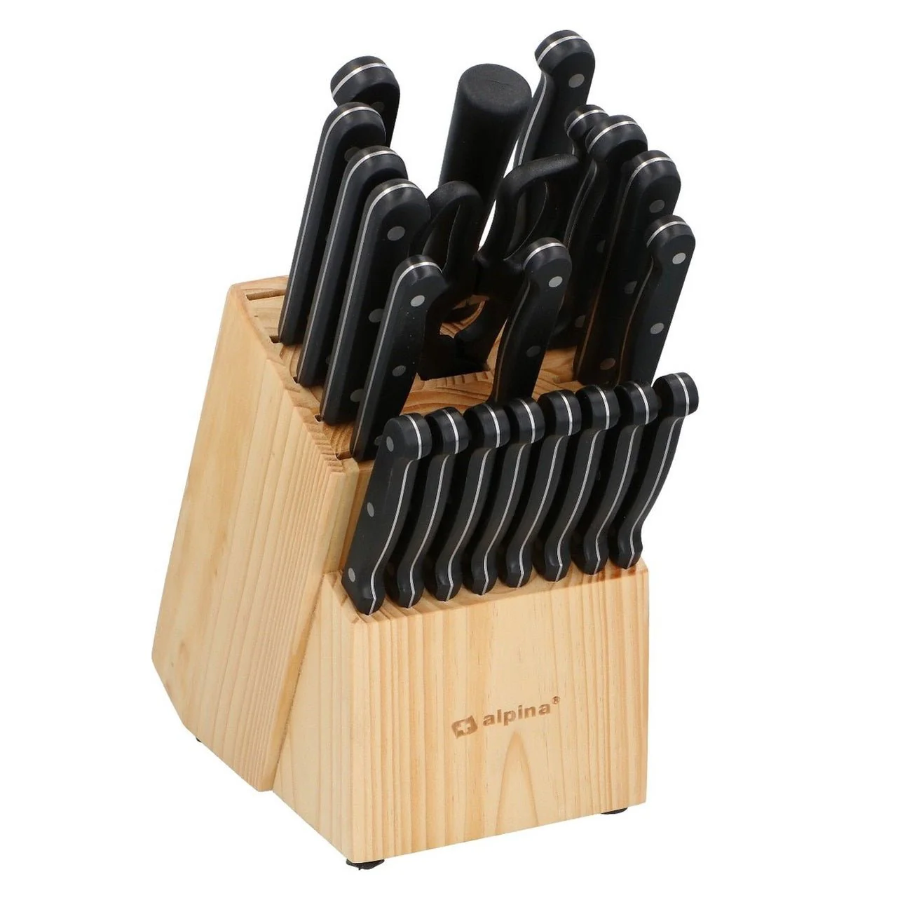 Alpina 22pc Knife Block Set