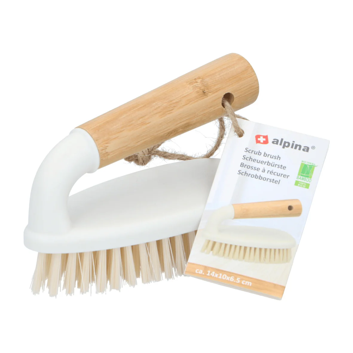 Alpina Bamboo Scrubbing Brush