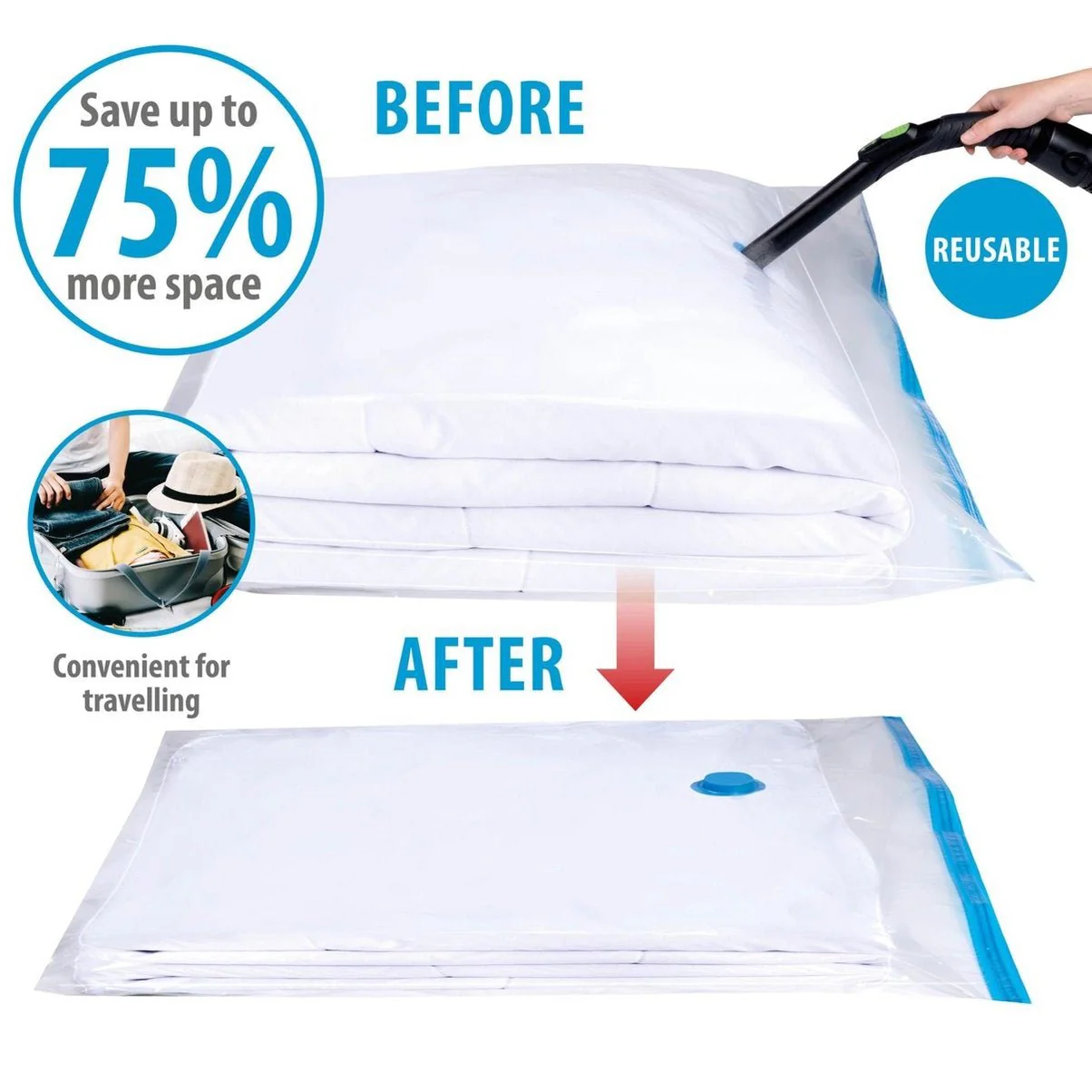 Alpina Vacuum Storage Bag 90 x 110cm - Image 2