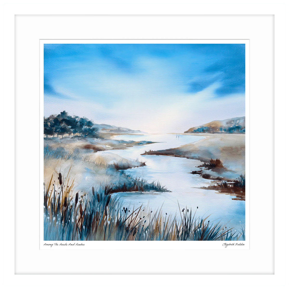 Among the Reeds and Rushes Framed Picture - W22