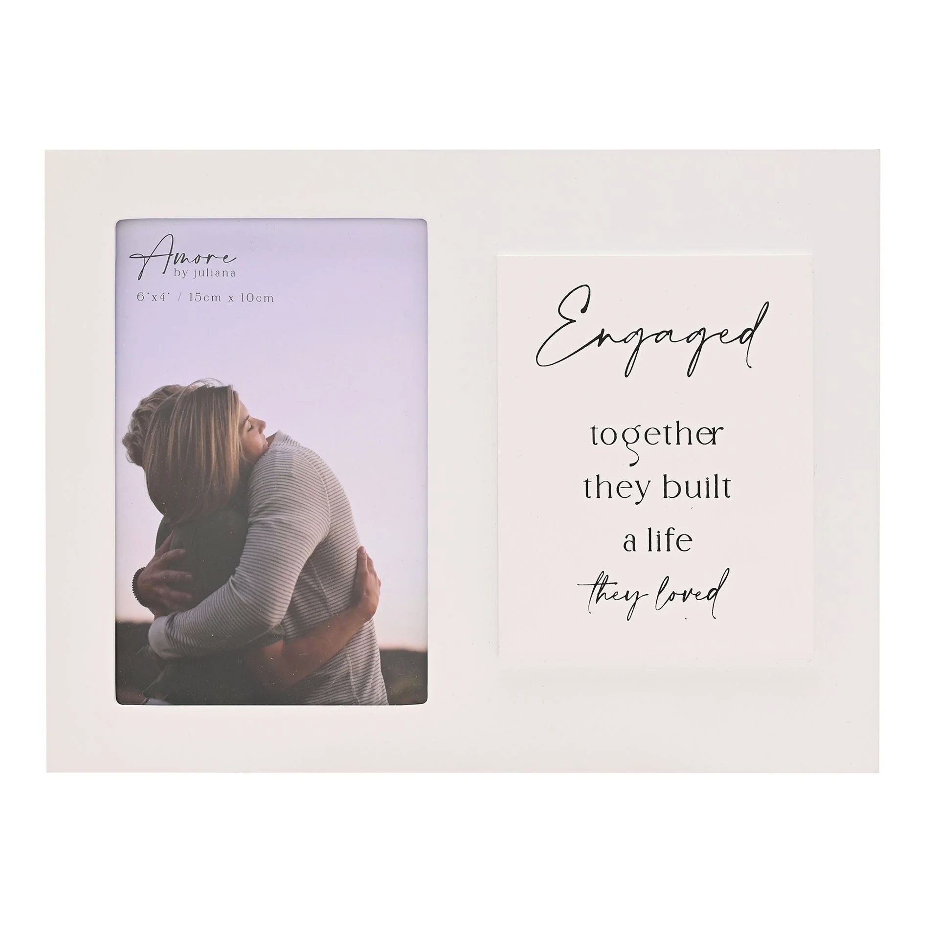 Amore Photo Frame with Verse – Engaged