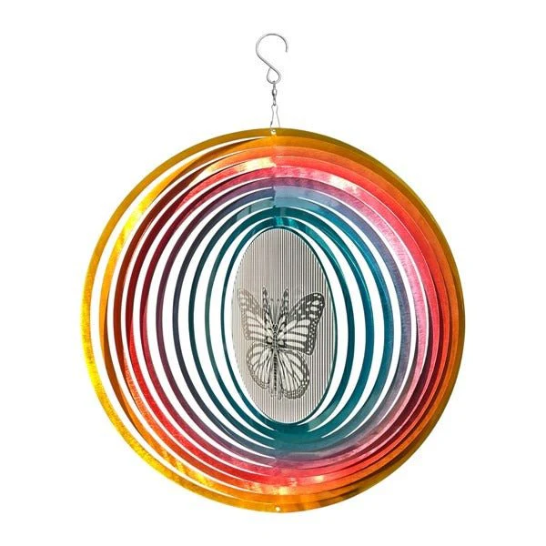 Animated Butterfly Wind Spinner 30cm