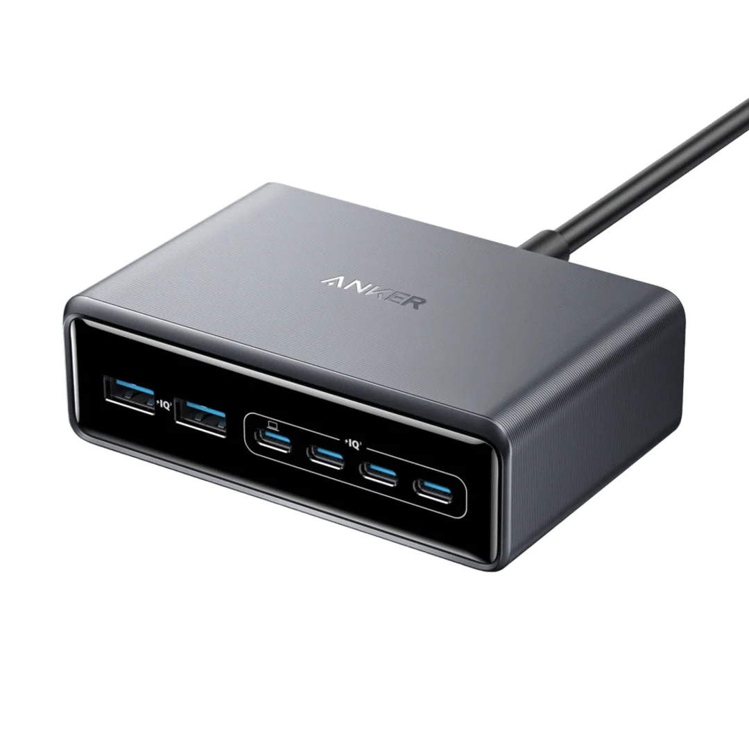 Anker Prime Charger 200W 6 Ports ( 4 x USB c 2 x USB A ) GaN - A2683241