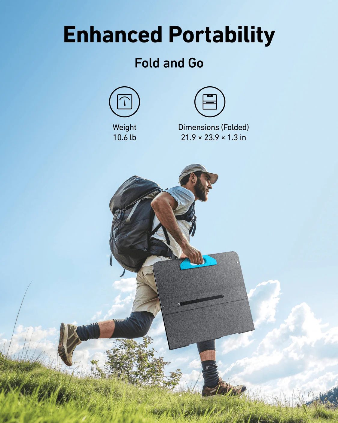 Anker Solix Foldable Solar Panel 100 W | A24340A1 - Image 6