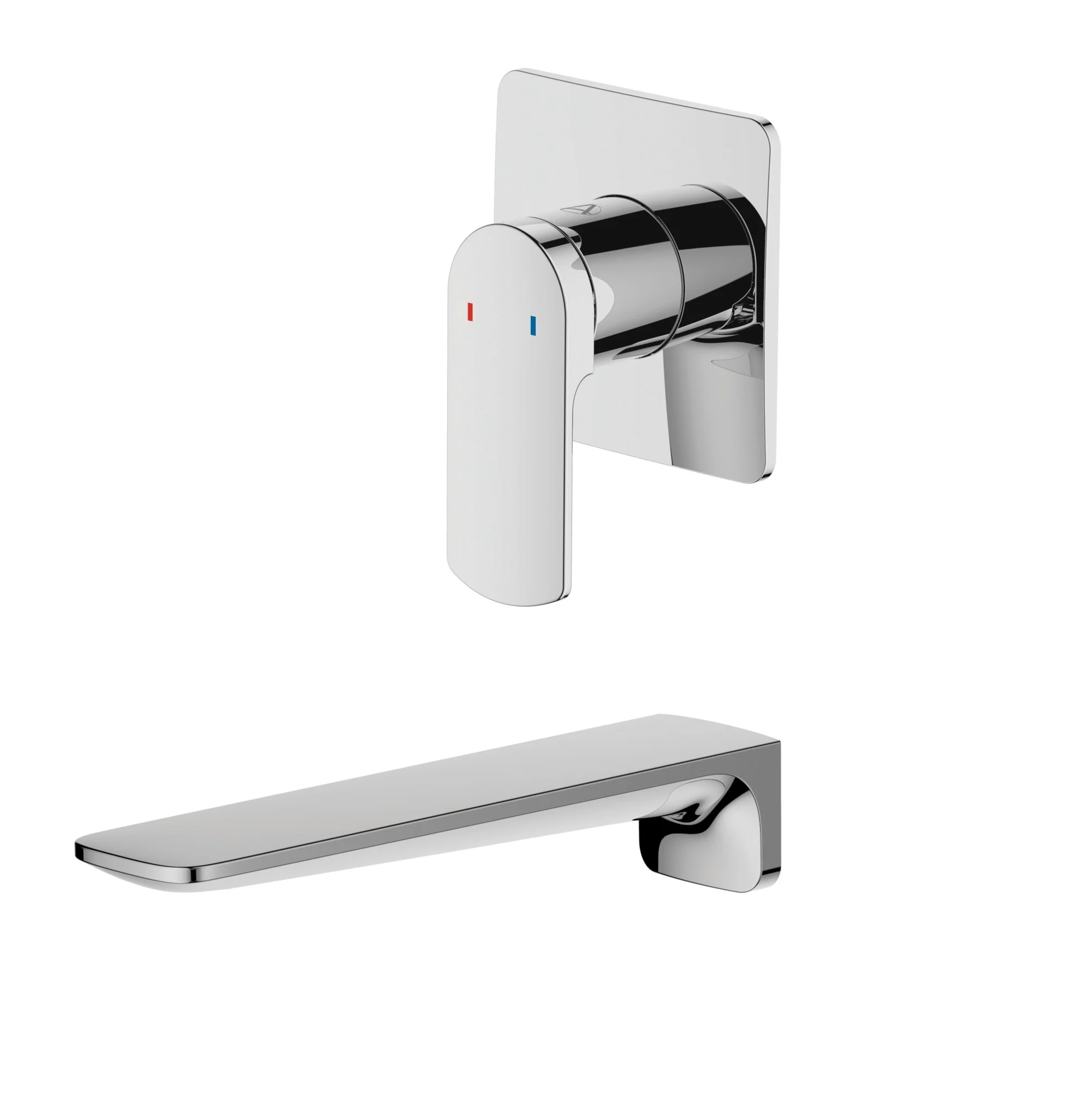 Aqualla  Fuse Wall Mounted  Bath Filler Chrome