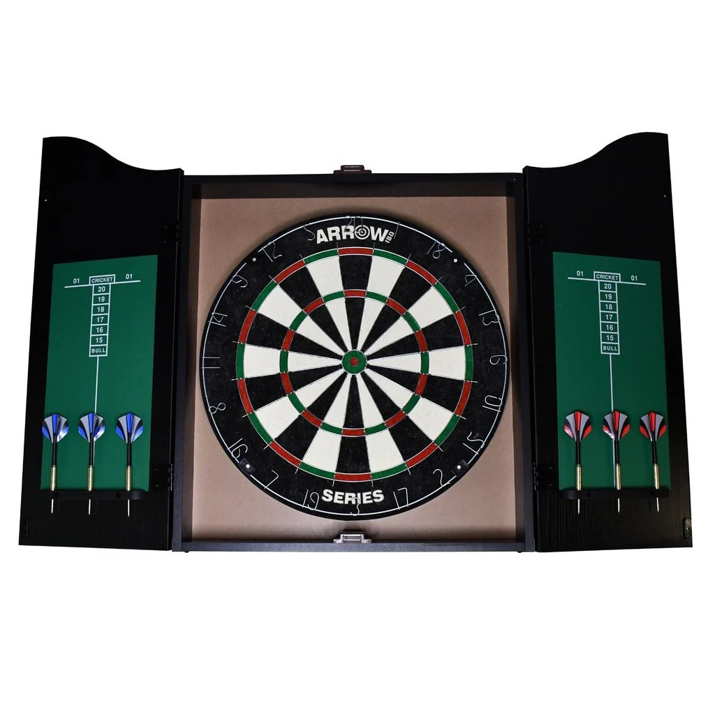 Arrow180 Bristle Dartboard Cabinet Set - Image 2