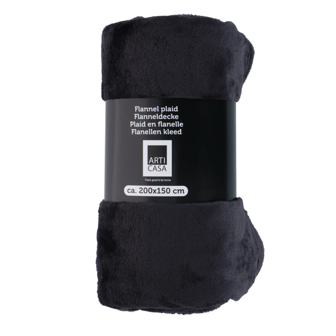 Arti Casa Fleece Blanket 150 x 200cm Black
