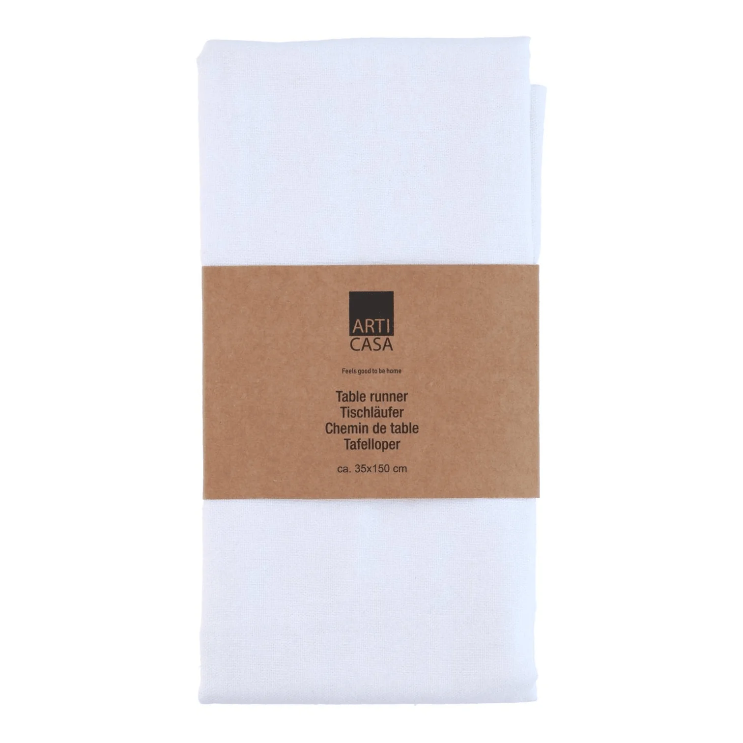 ARTICASA Table Runner White 35 x 150cm