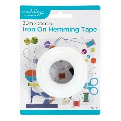 Ashley Iron-On Hemming Tape – 30m x 25mm