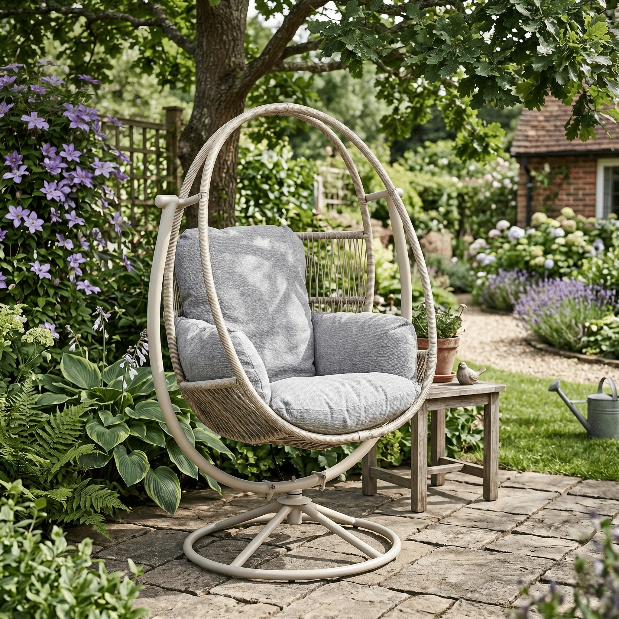 Ashley Swivel Egg Chair