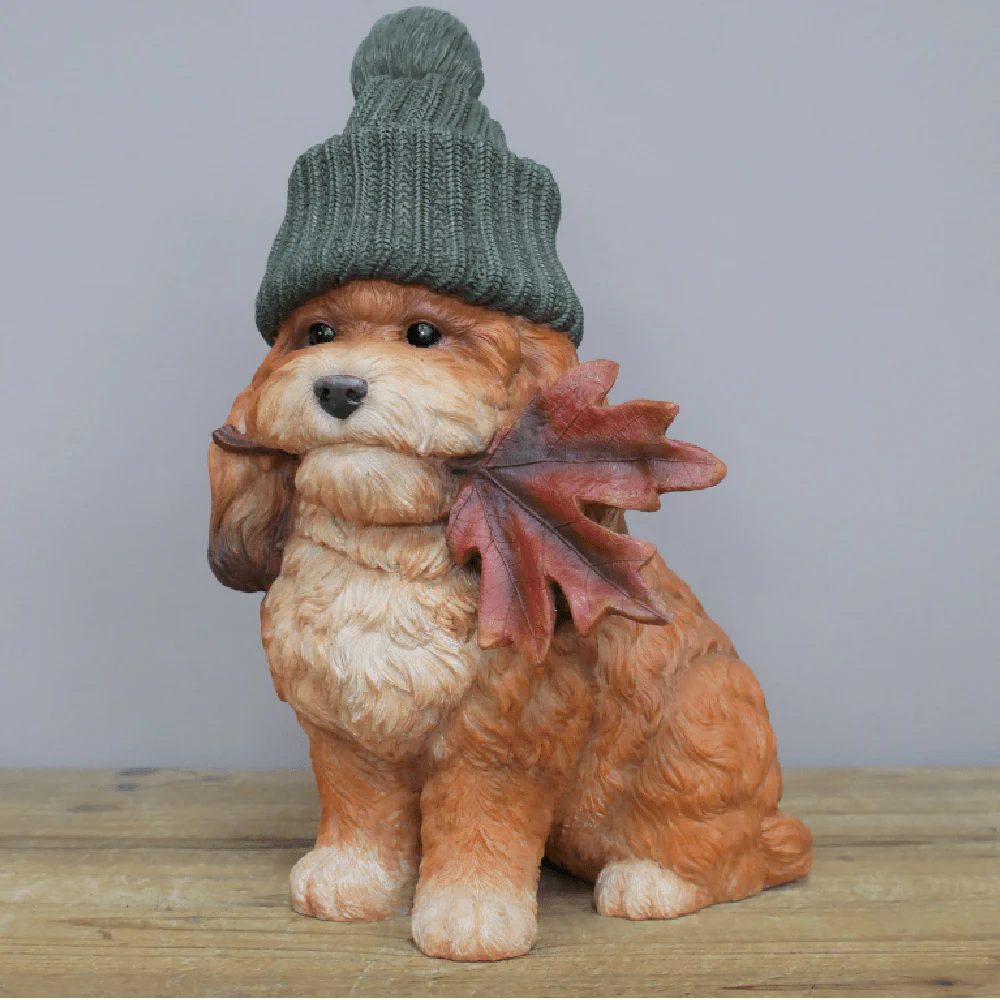 Autumnal Dog Ornament 31cm
