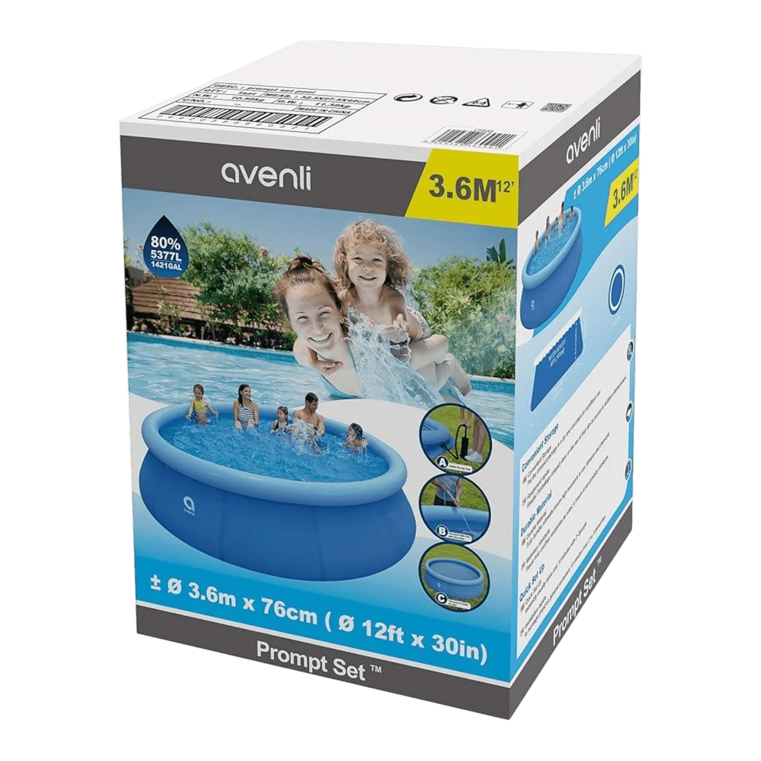 Avenli Prompt Set Pool – Extra Extra Large 12ft