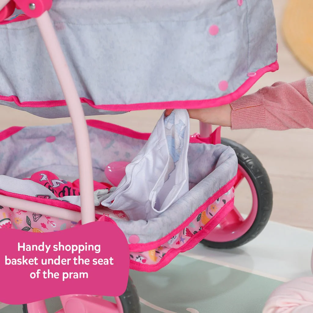 Baby Born Deluxe Pram - Image 3