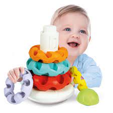 Baby Clementoni Stacking Rings - Image 2