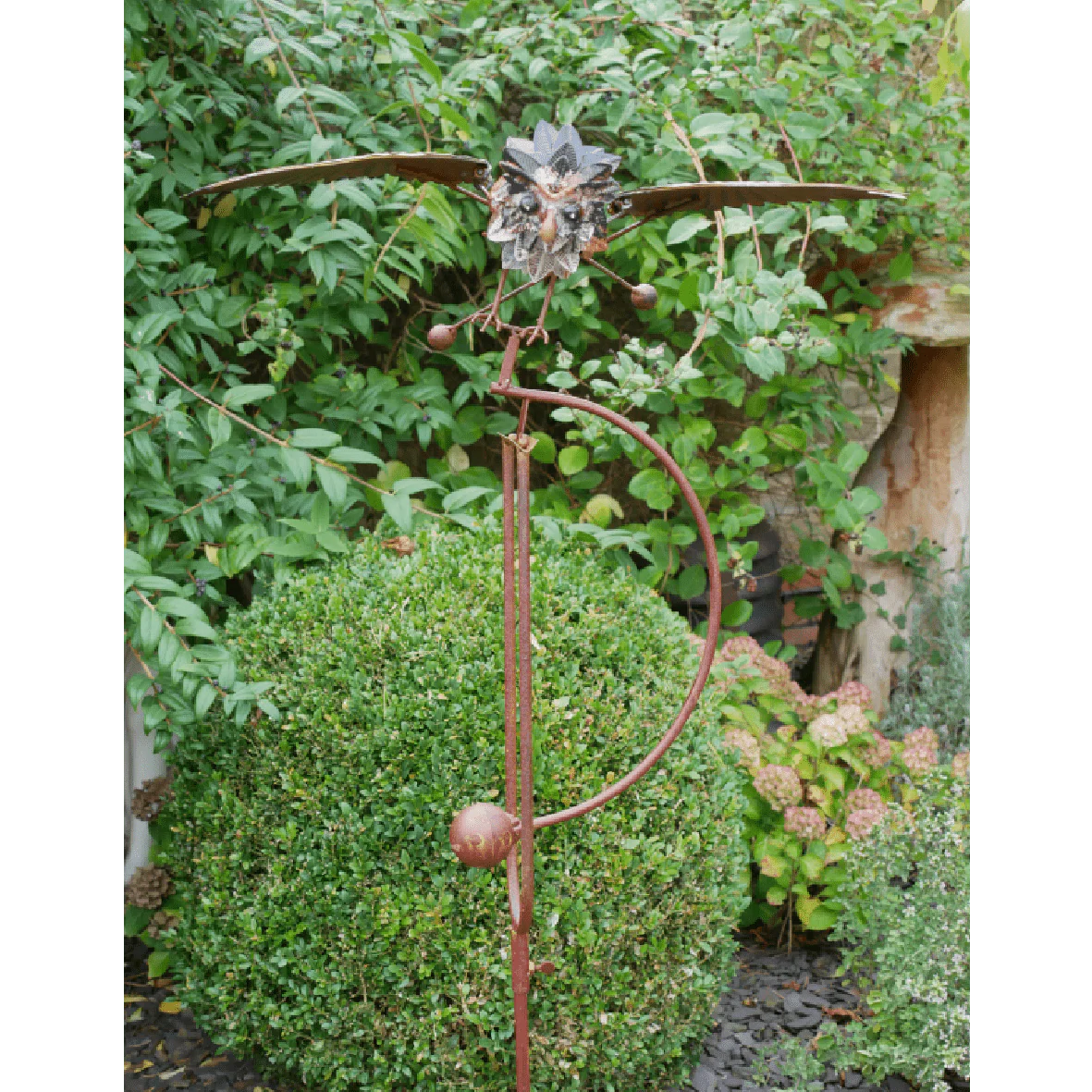 Balancing Owl on Stake Garden Decoration 120cm