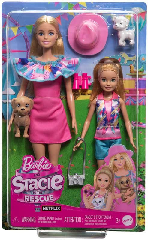 Barbie Stacie & Barbie 2 Pk