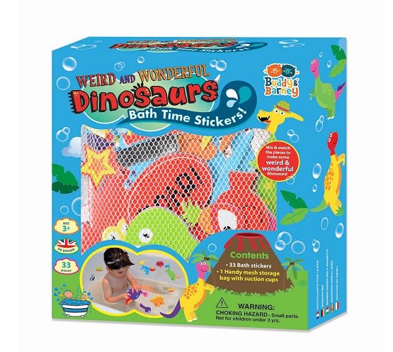 Bath Time Stickers – Weird & Wonderful Dinosaurs