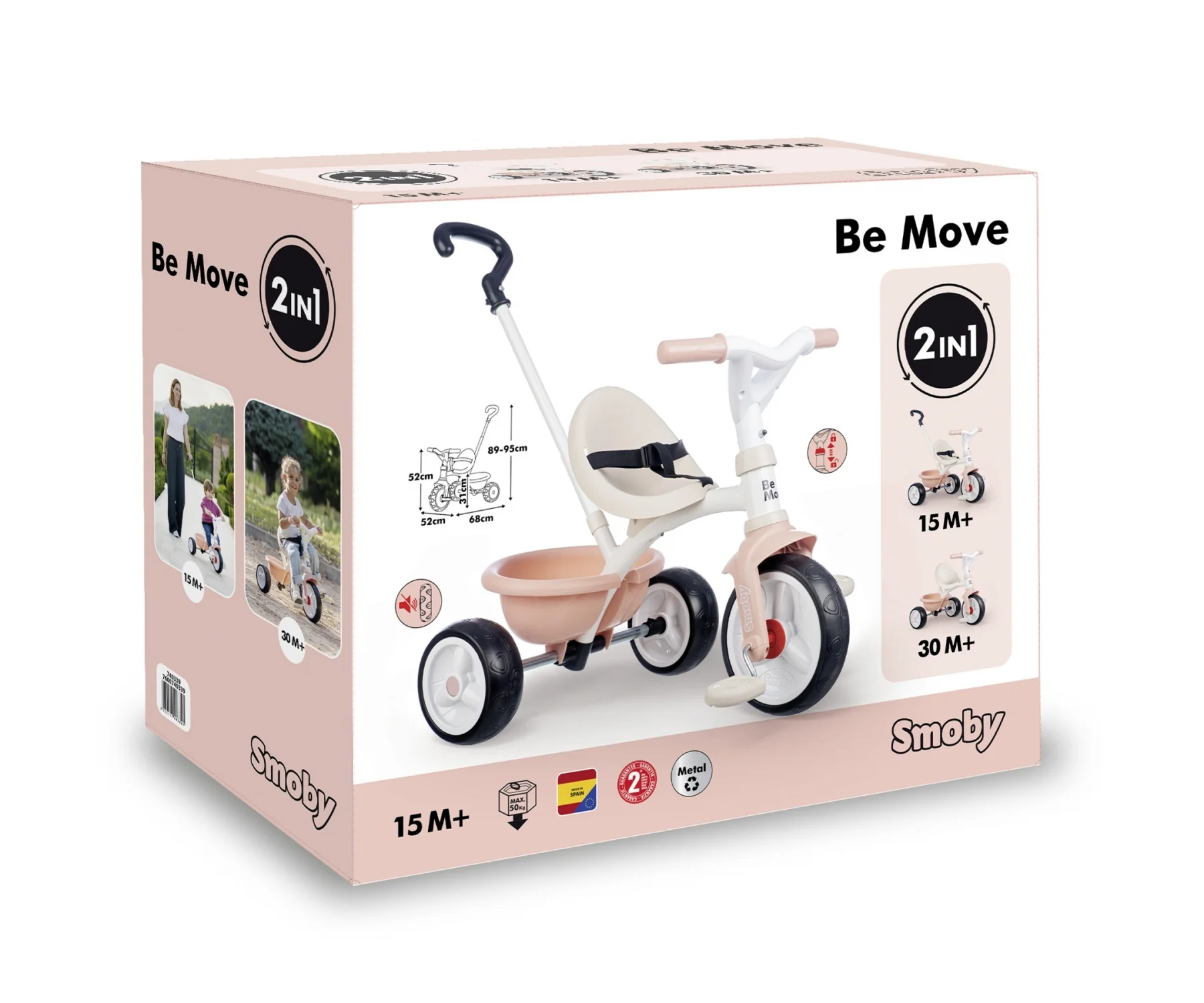 Be Move Tricycle Pink