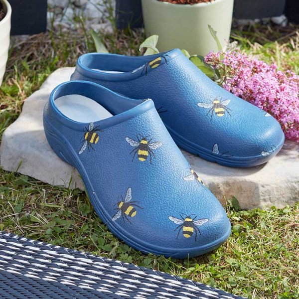 Bees Comfi Garden Clogs Size 8