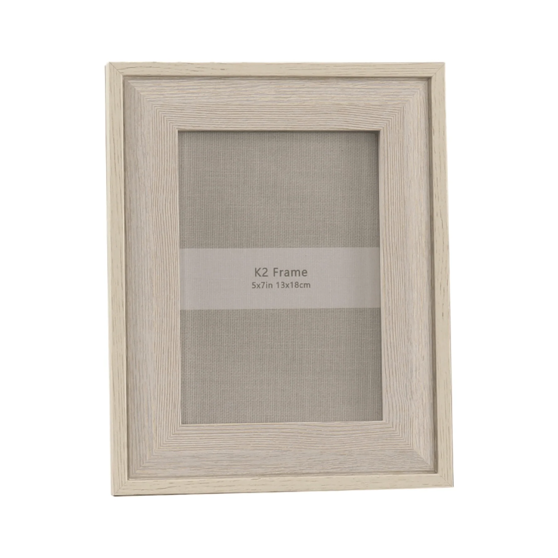 Beige Wood Photo Frame 5x7