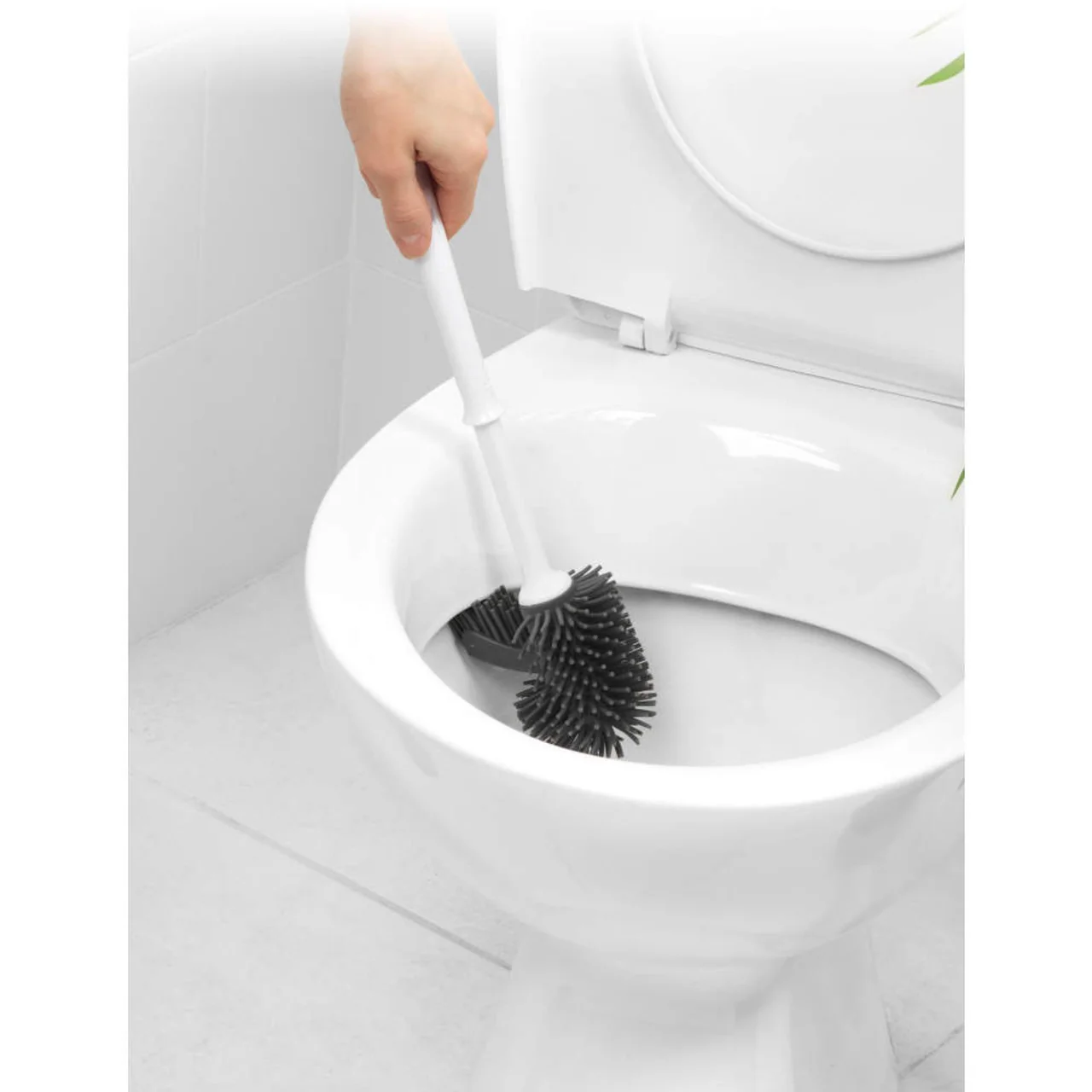 Beldray Antibac Silicone Toilet Brush with Holder - Image 4