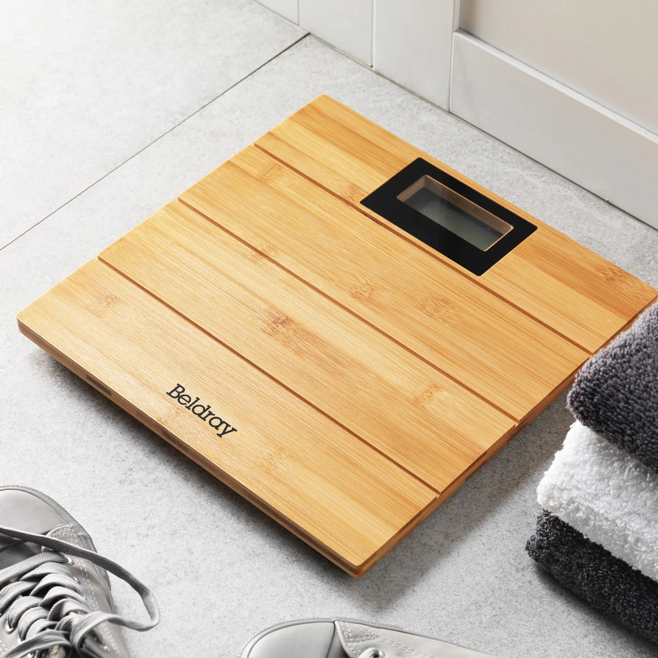 Beldray Bamboo Digital Scales with LED Display - Image 2