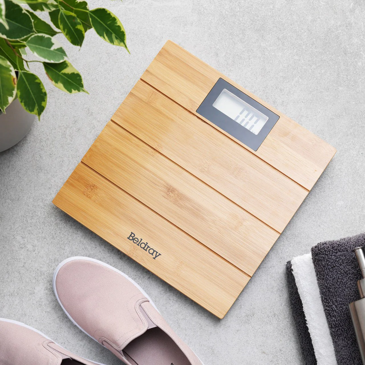 Beldray Bamboo Digital Scales with LED Display - Image 4