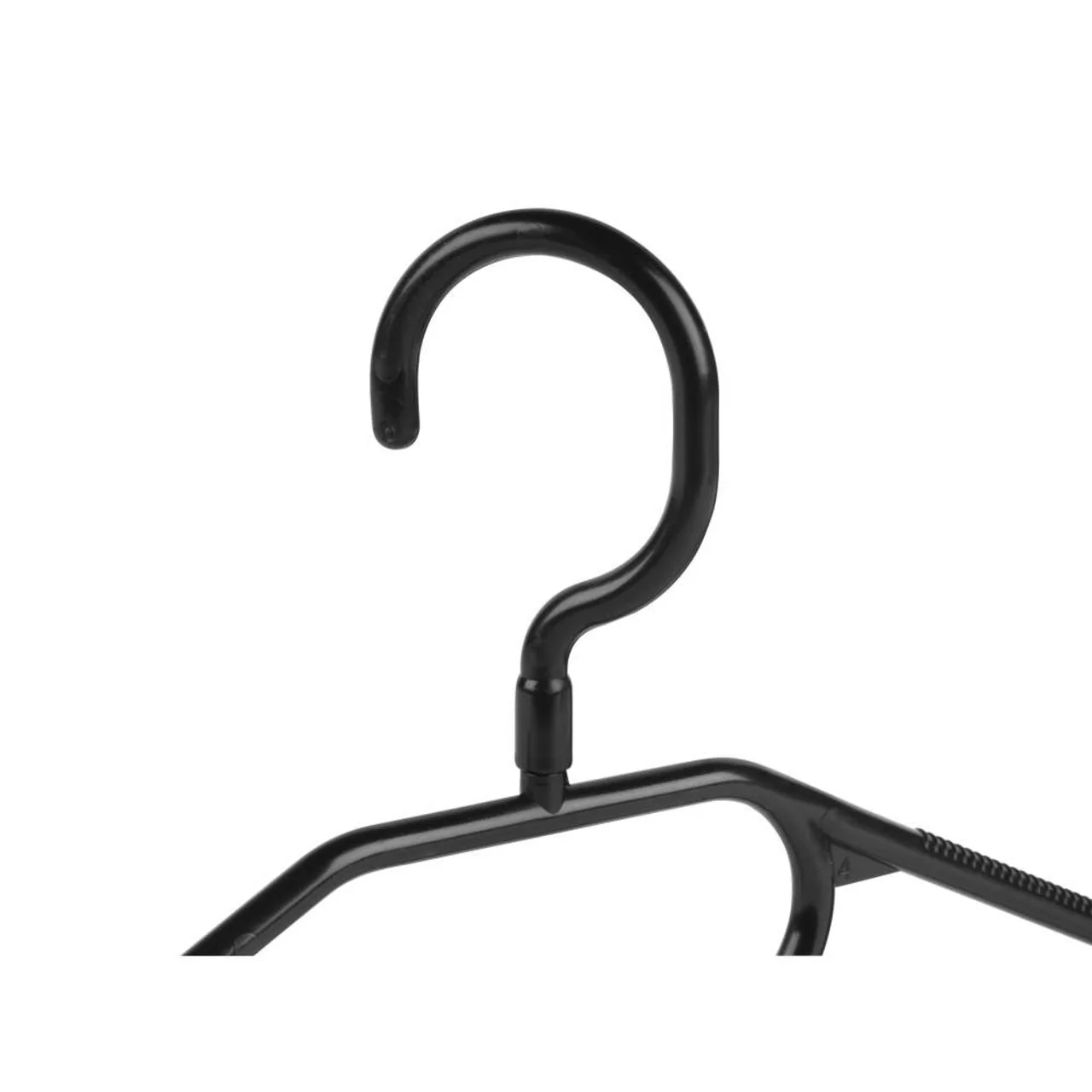 Beldray Black Plastic Clothes Hangers - 10 Pack - Image 4