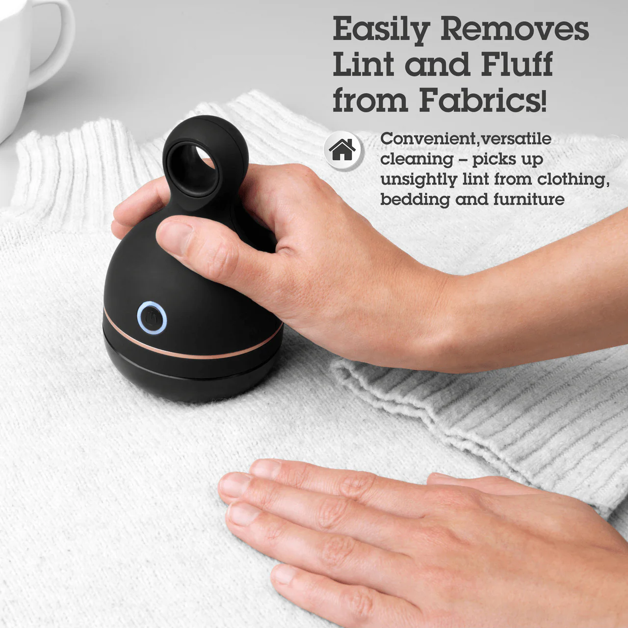 Beldray Cordless Lint Remover - Rose Gold - Image 3