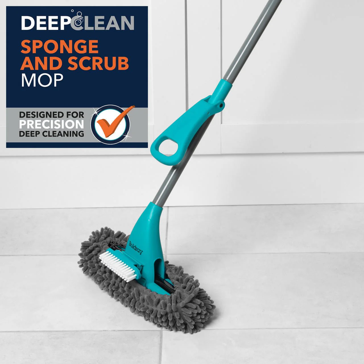Beldray Deep Clean 3 in 1 Sponge & Scrub Mop Set with Easy Wring Function - Image 3