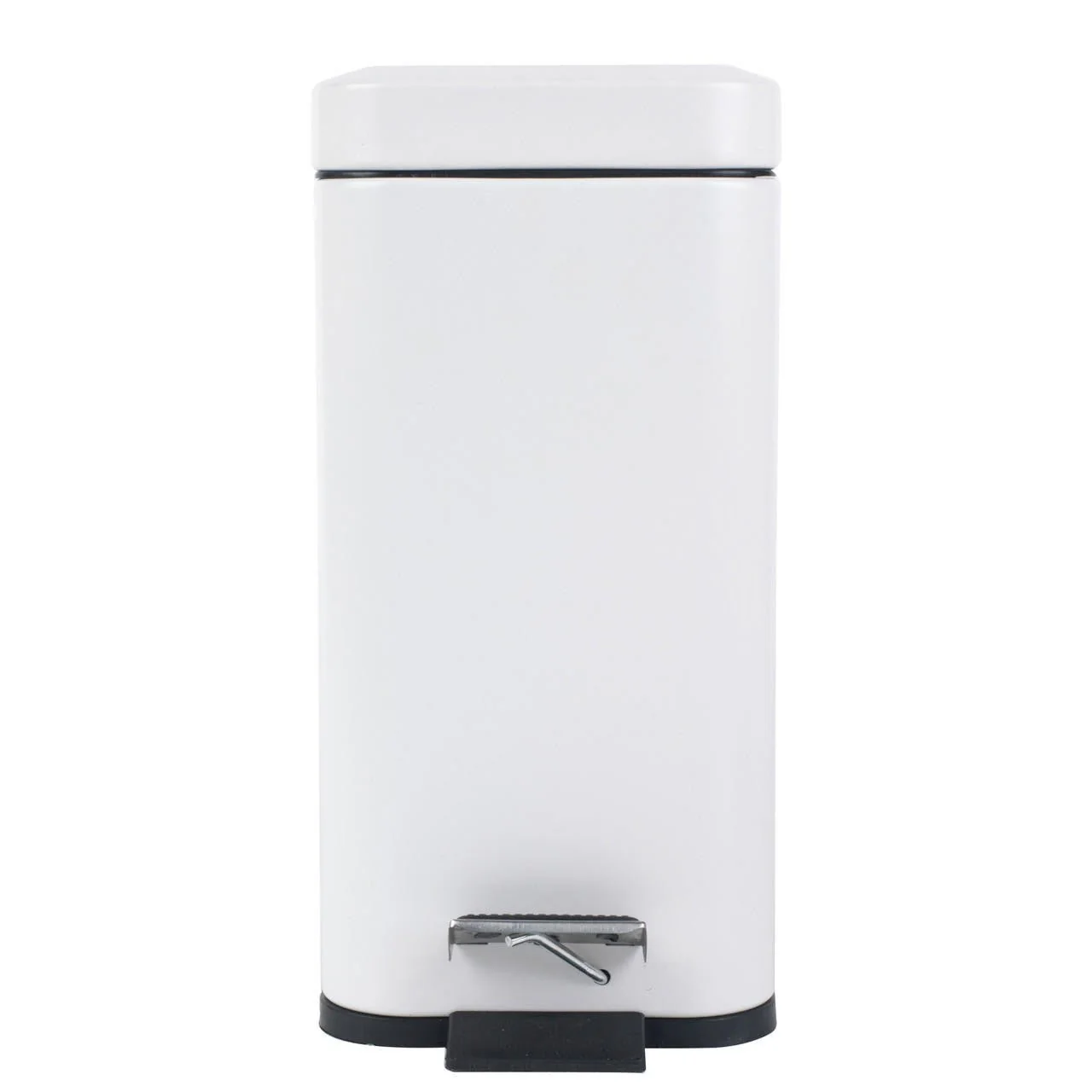 Beldray Rectangular Pedal Bin White 5 Litre - Image 2