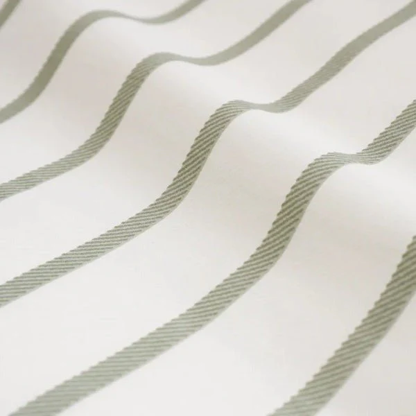 Bianca Hampton Stripe Green 200 Thread Count Duvet Cover Set – Double - Image 4